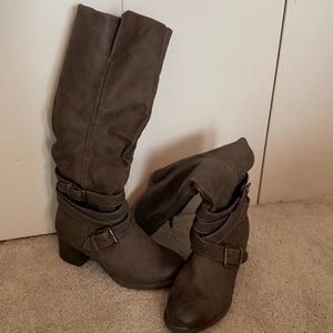 Gray Boots size 8